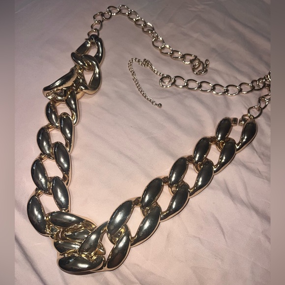Plus size chunky gold chain link belt - Picture 1 of 2